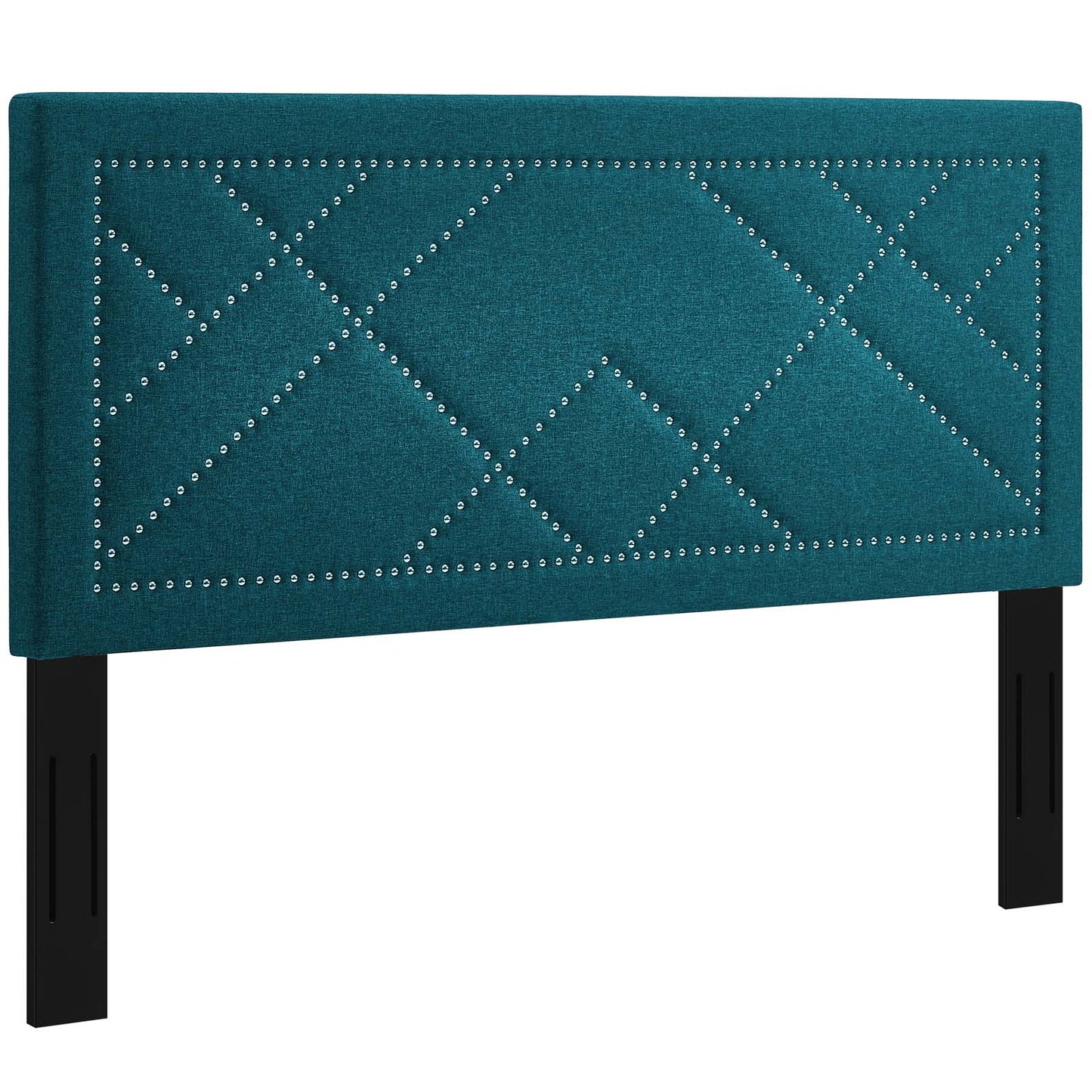Modway Reese Nailhead Full / Queen Upholstered Linen Fabric Headboard | Headboards | Modishstore-20