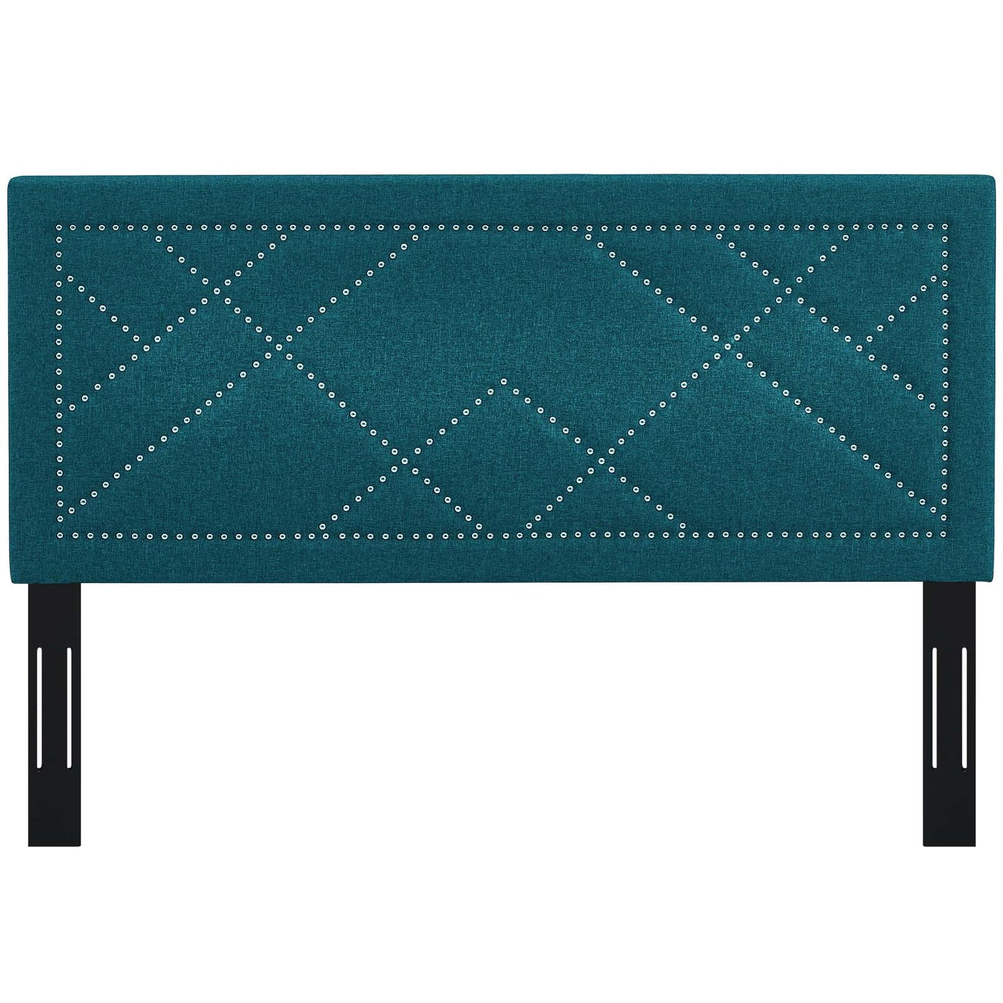 Modway Reese Nailhead Full / Queen Upholstered Linen Fabric Headboard | Headboards | Modishstore-16