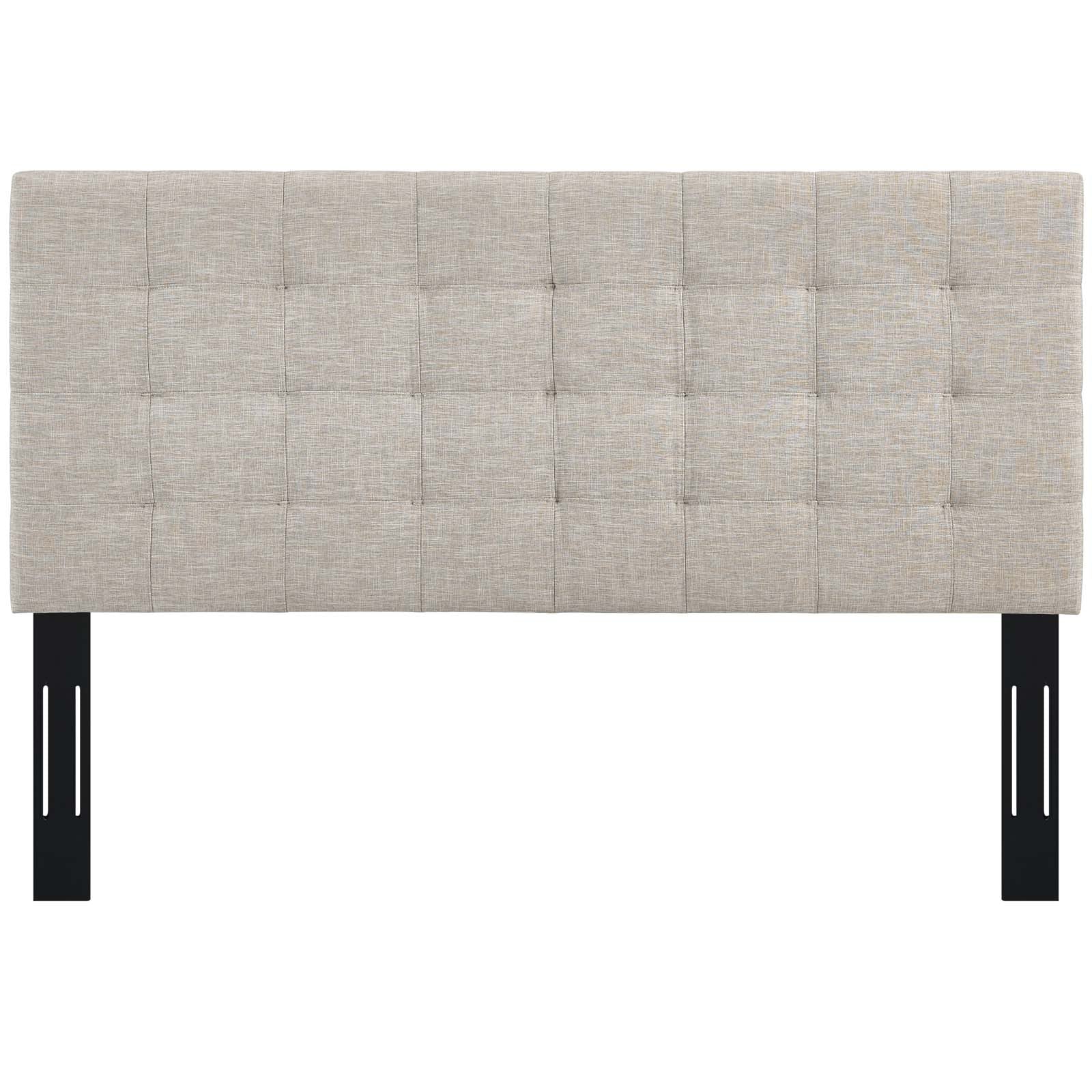 Modway Paisley Tufted Twin Upholstered Linen Fabric Headboard | Headboards | Modishstore-8