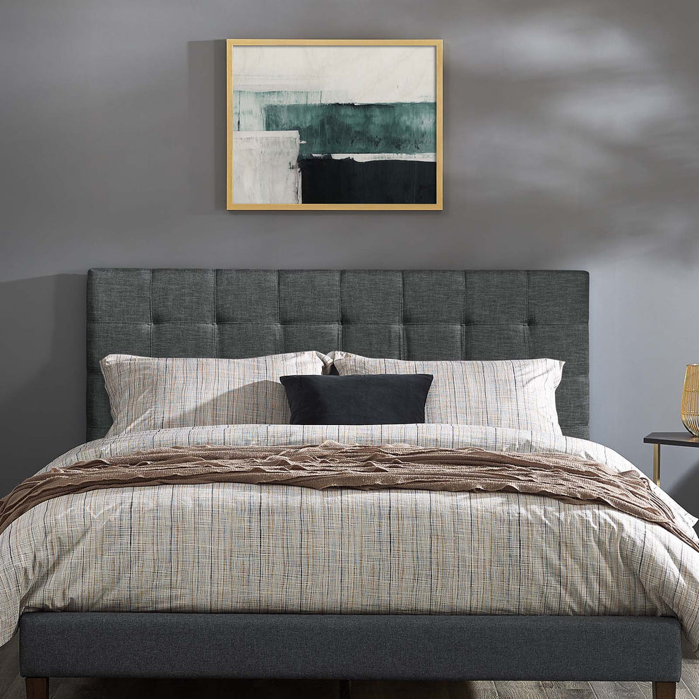 Modway Paisley Tufted Twin Upholstered Linen Fabric Headboard - MOD-5846 | Headboards | Modishstore - 11
