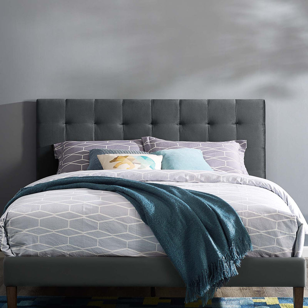 Modway Paisley Tufted Full / Queen Upholstered Performance Velvet Headboard - MOD-5853 | Headboards | Modishstore - 1