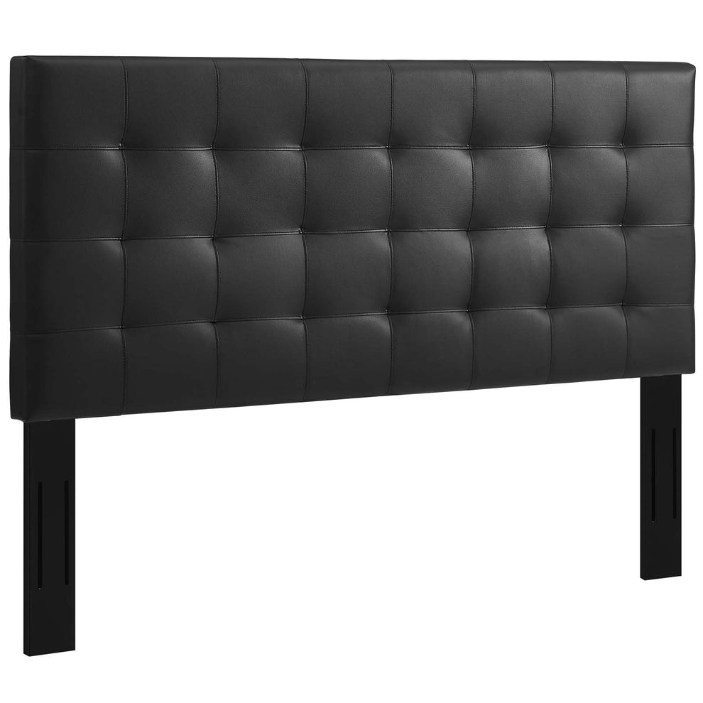 Modway Paisley Tufted Full / Queen Upholstered Faux Leather Headboard - MOD-5854 | Headboards | Modishstore - 3