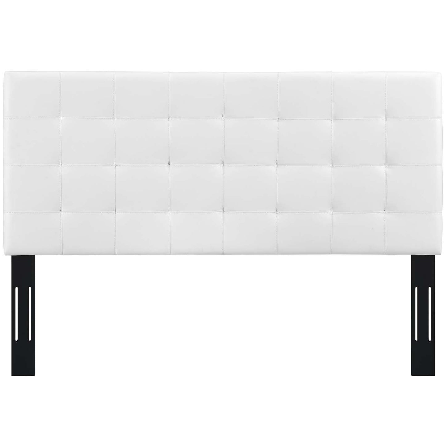 Modway Paisley Tufted Full / Queen Upholstered Faux Leather Headboard | Headboards | Modishstore-6