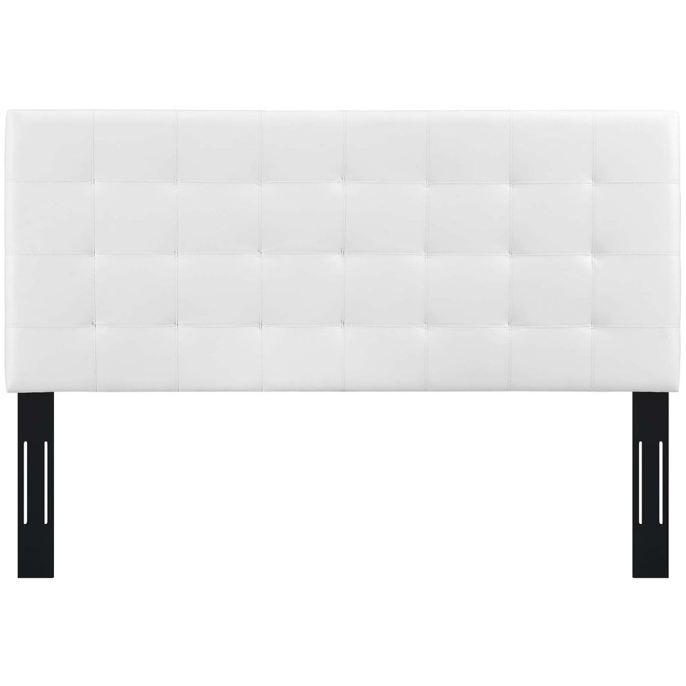 Modway Paisley Tufted Full / Queen Upholstered Faux Leather Headboard - MOD-5854 | Headboards | Modishstore - 6