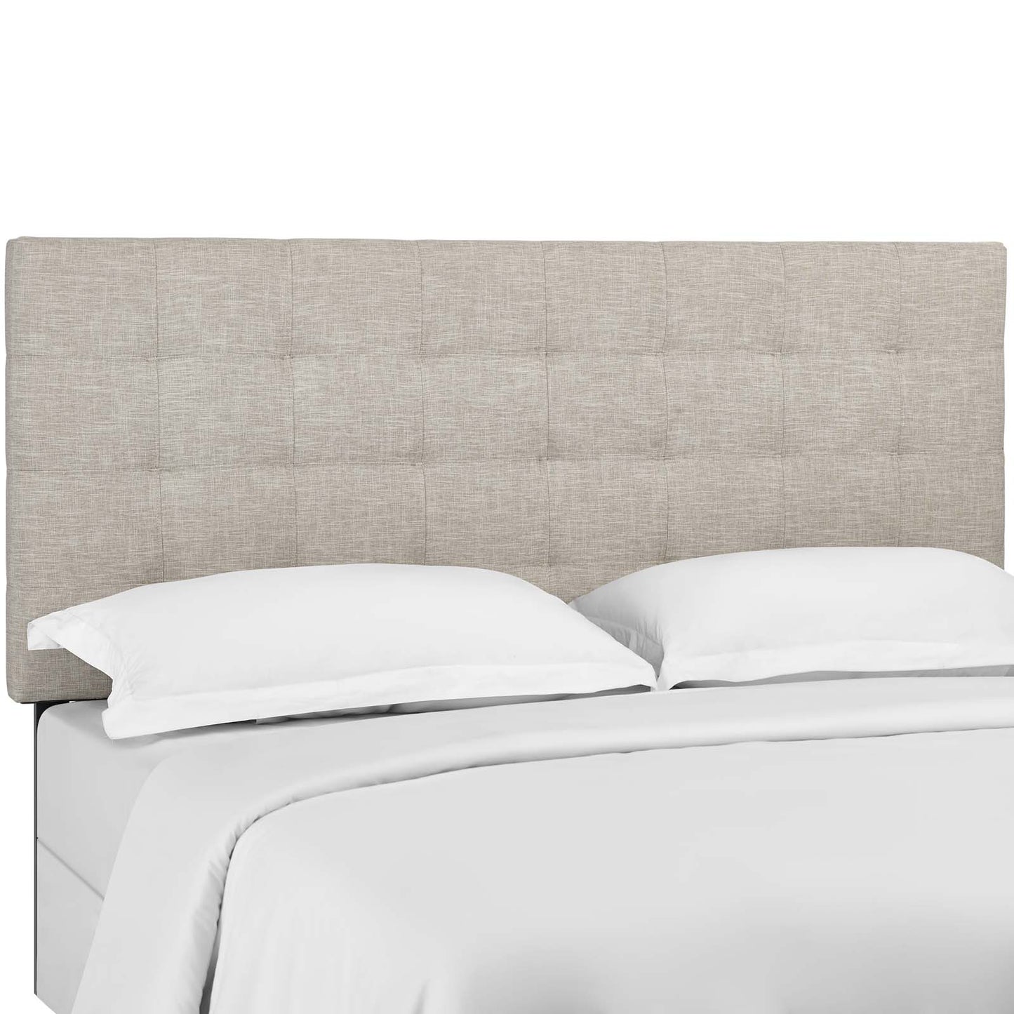 Modway Paisley Tufted King and California King Upholstered Linen Fabric Headboard | Headboards | Modishstore-3