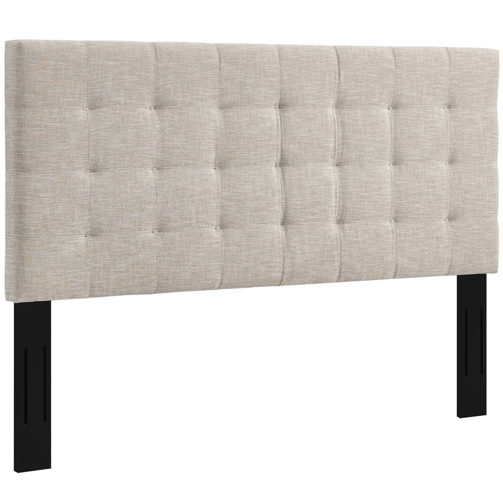 Modway Paisley Tufted King and California King Upholstered Linen Fabric Headboard - MOD-5855 | Headboards | Modishstore - 2