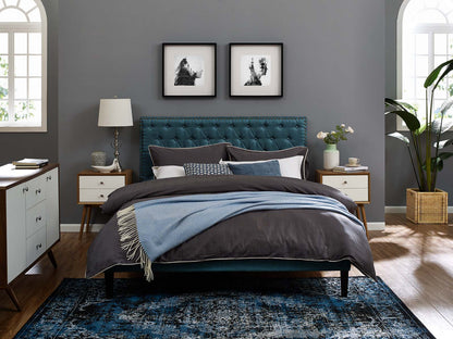 Modway Helena Tufted Twin Upholstered Linen Fabric Headboard - MOD-5858 | Headboards | Modishstore - 1