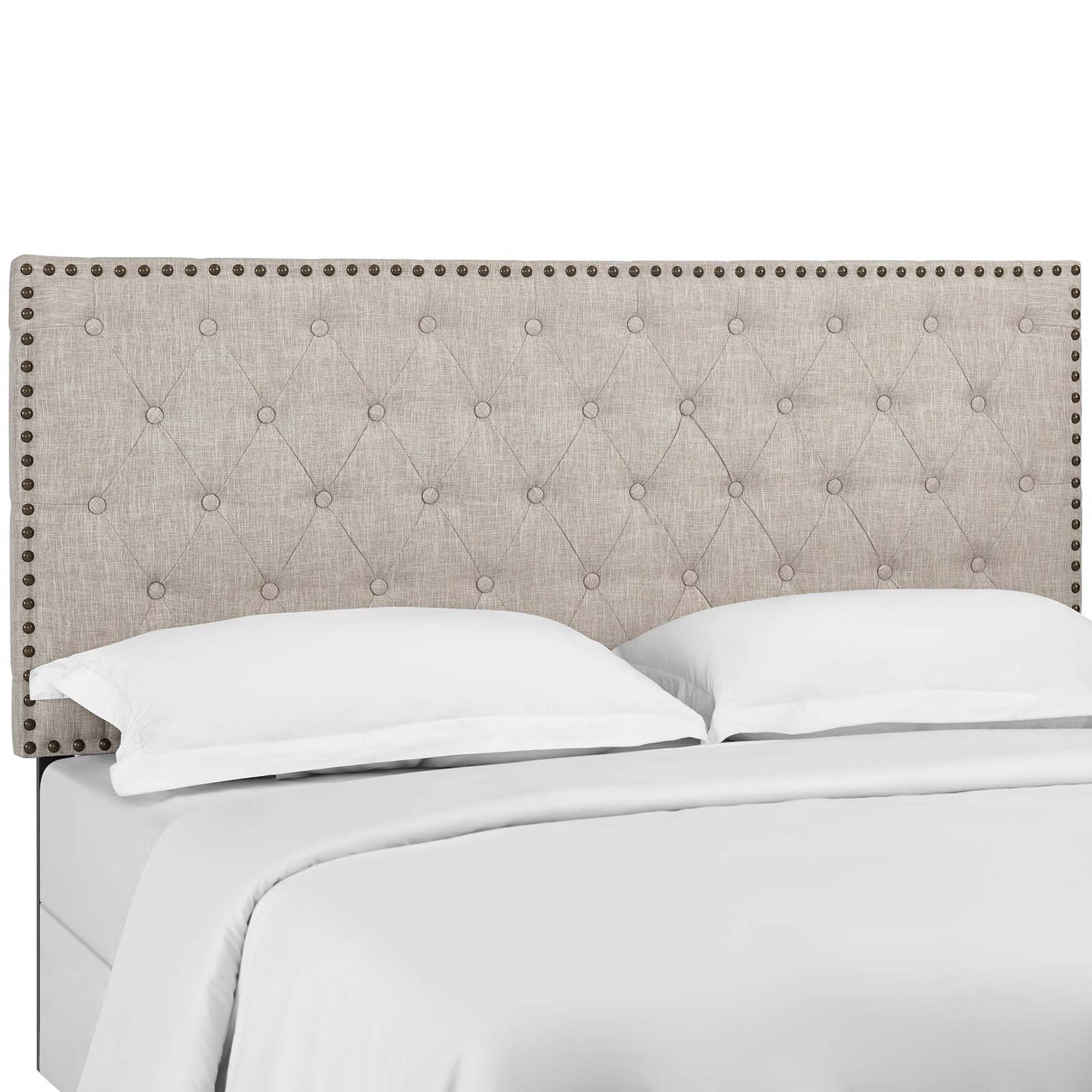 Modway Helena Tufted Twin Upholstered Linen Fabric Headboard | Headboards | Modishstore-4