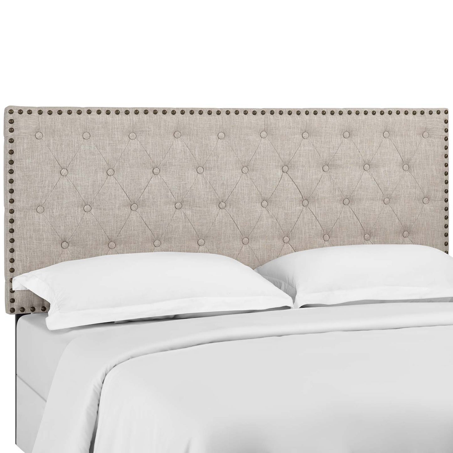 Modway Helena Tufted Twin Upholstered Linen Fabric Headboard - MOD-5858 | Headboards | Modishstore - 4