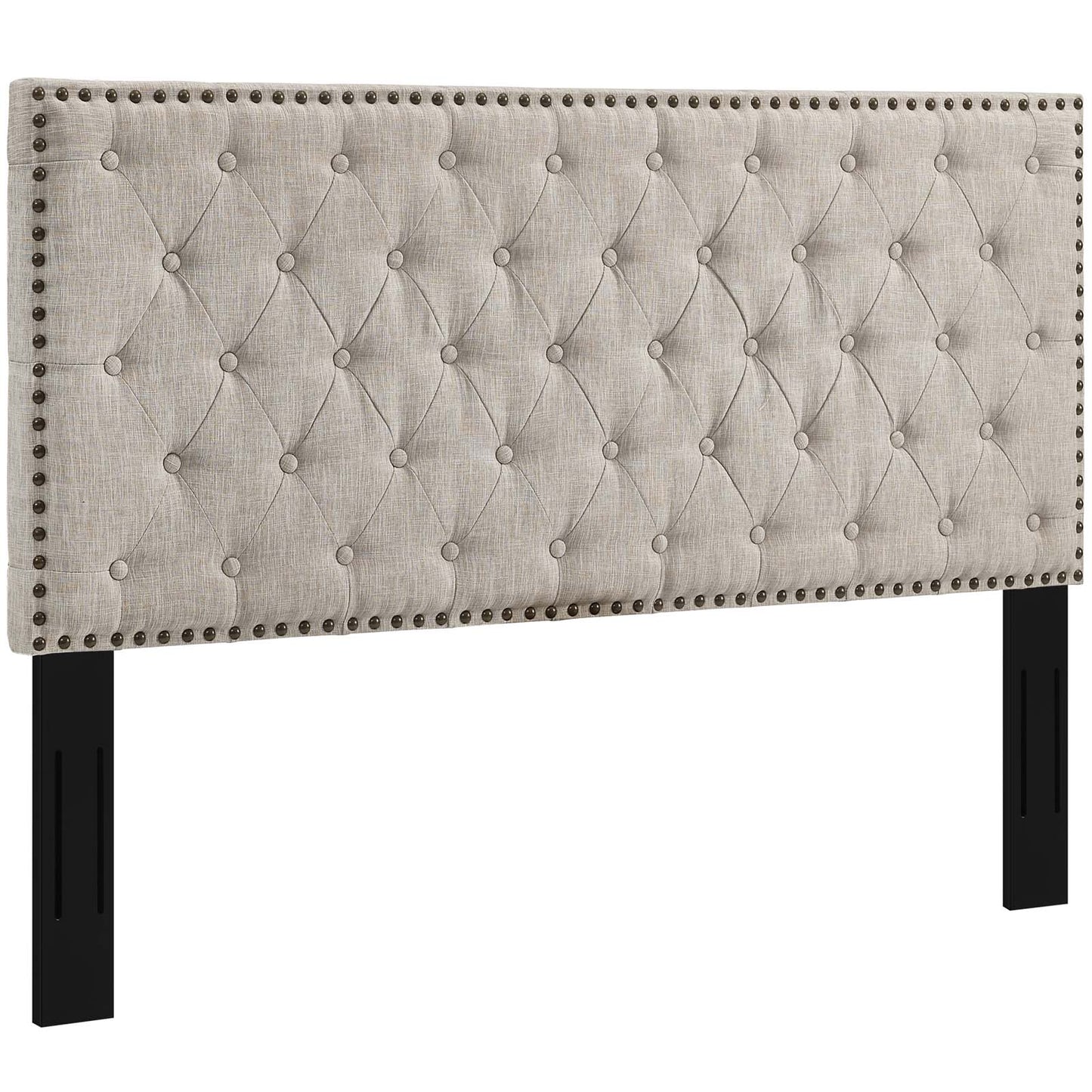 Modway Helena Tufted Twin Upholstered Linen Fabric Headboard - MOD-5858 | Headboards | Modishstore - 9
