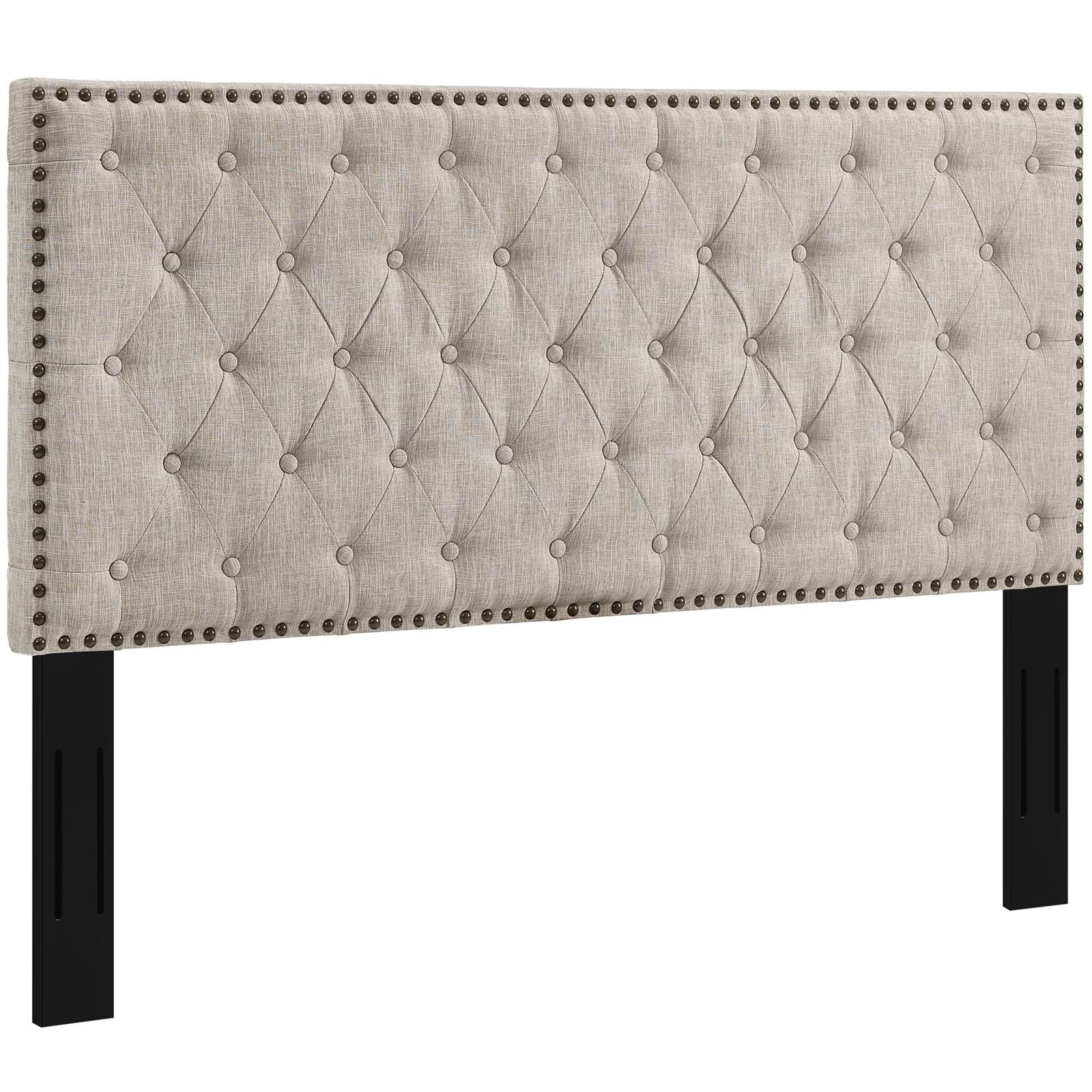 Modway Helena Tufted Twin Upholstered Linen Fabric Headboard - MOD-5858 | Headboards | Modishstore - 9