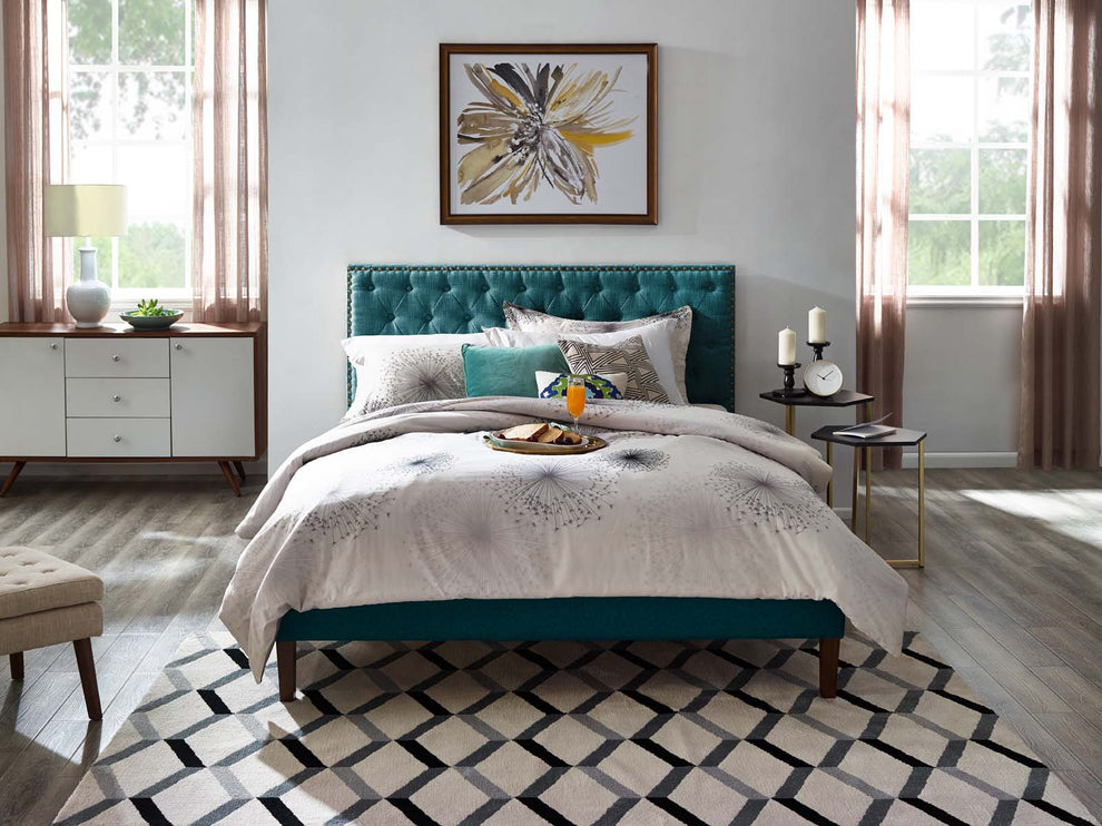 Modway Helena Tufted Twin Upholstered Linen Fabric Headboard - MOD-5858 | Headboards | Modishstore - 10