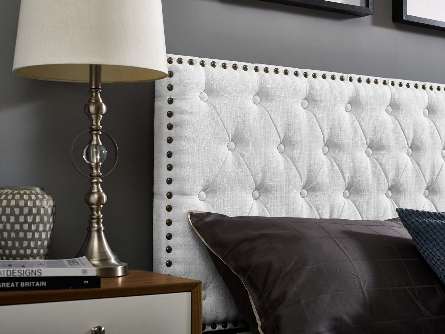 Modway Helena Tufted Twin Upholstered Linen Fabric Headboard - MOD-5858 | Headboards | Modishstore - 7