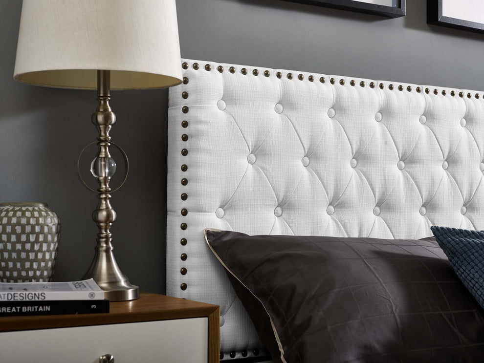 Modway Helena Tufted Twin Upholstered Linen Fabric Headboard - MOD-5858 | Headboards | Modishstore - 7