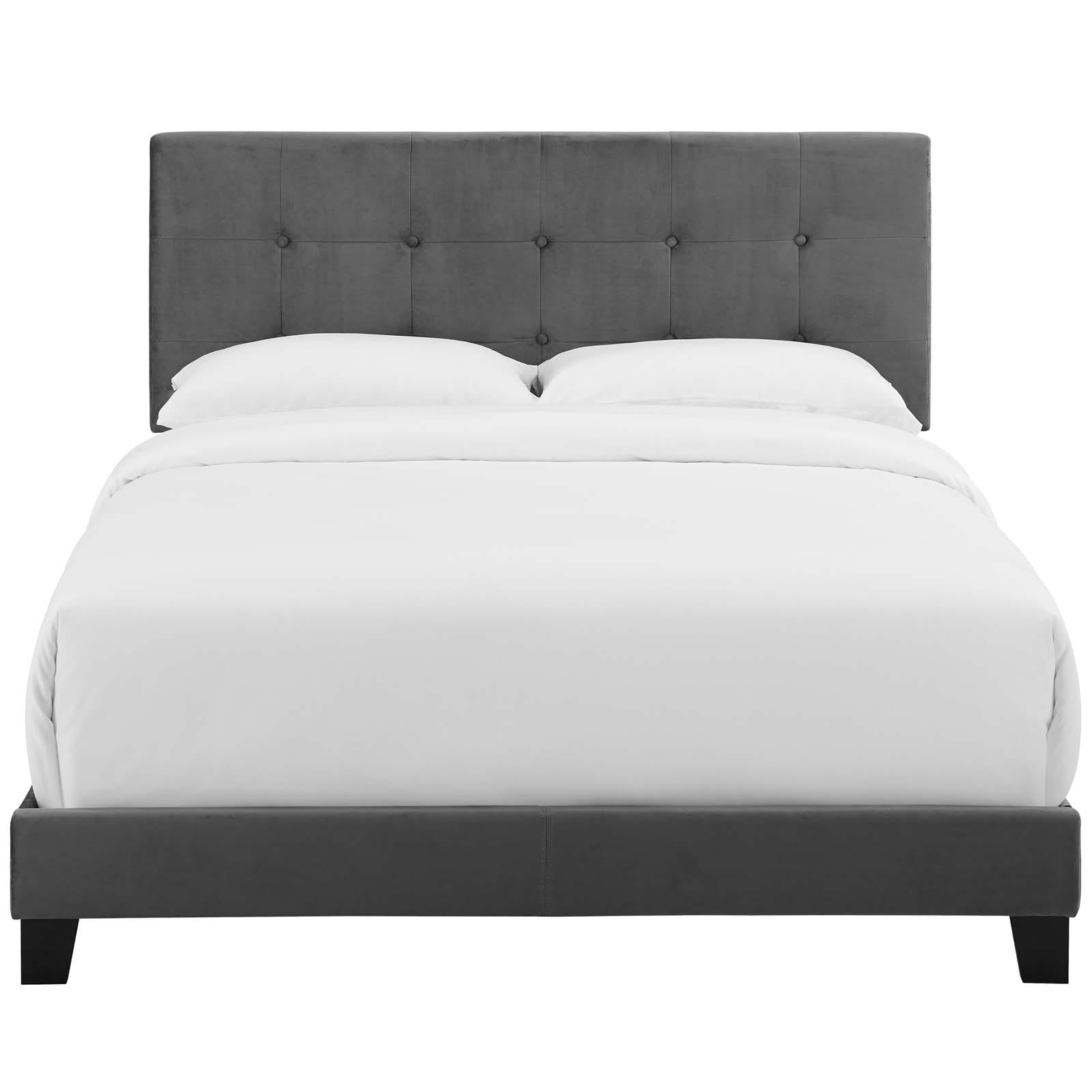 Modway Amira Full Upholstered Velvet Bed | Beds | Modishstore-5