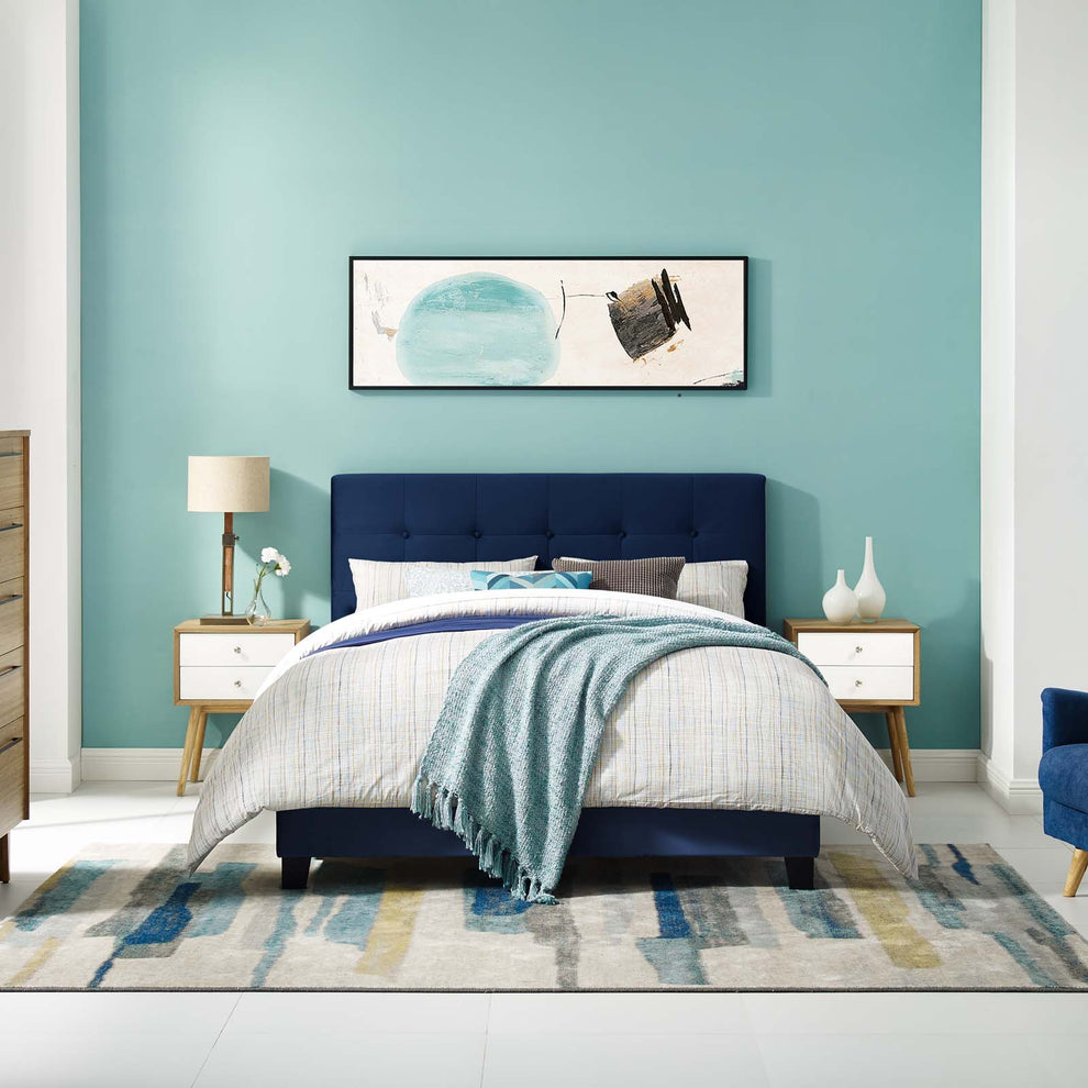 Modway Amira Full Upholstered Velvet Bed - MOD-5859 | Beds | Modishstore - 11