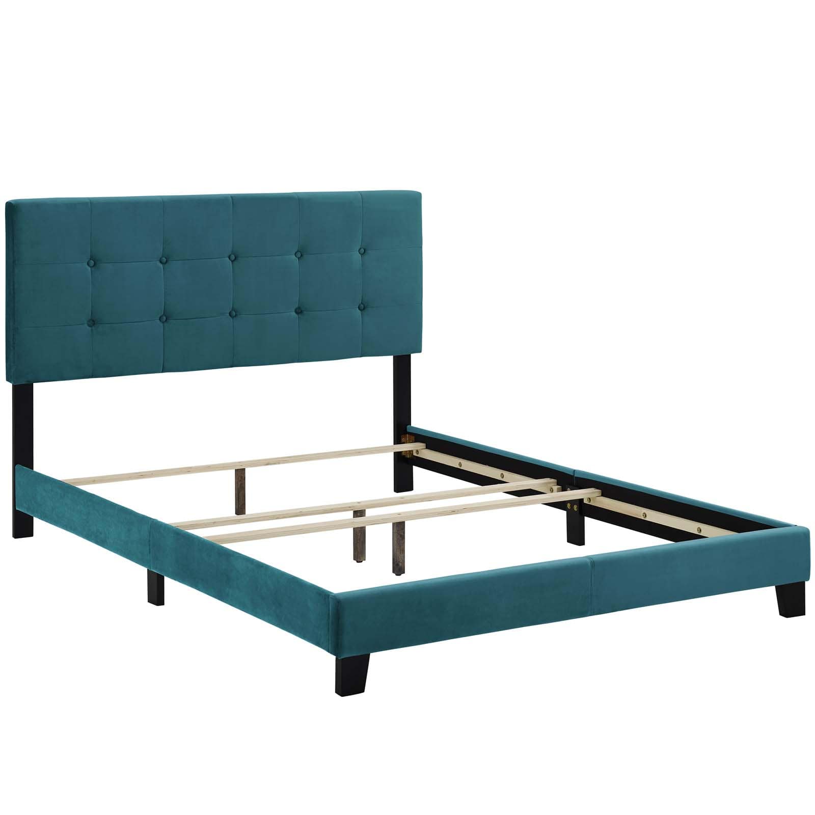 Modway Amira Full Upholstered Velvet Bed | Beds | Modishstore-18