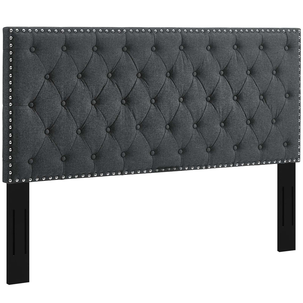 Modway Helena Tufted King and California King Upholstered Linen Fabric Headboard - MOD-5861 | Headboards | Modishstore - 4