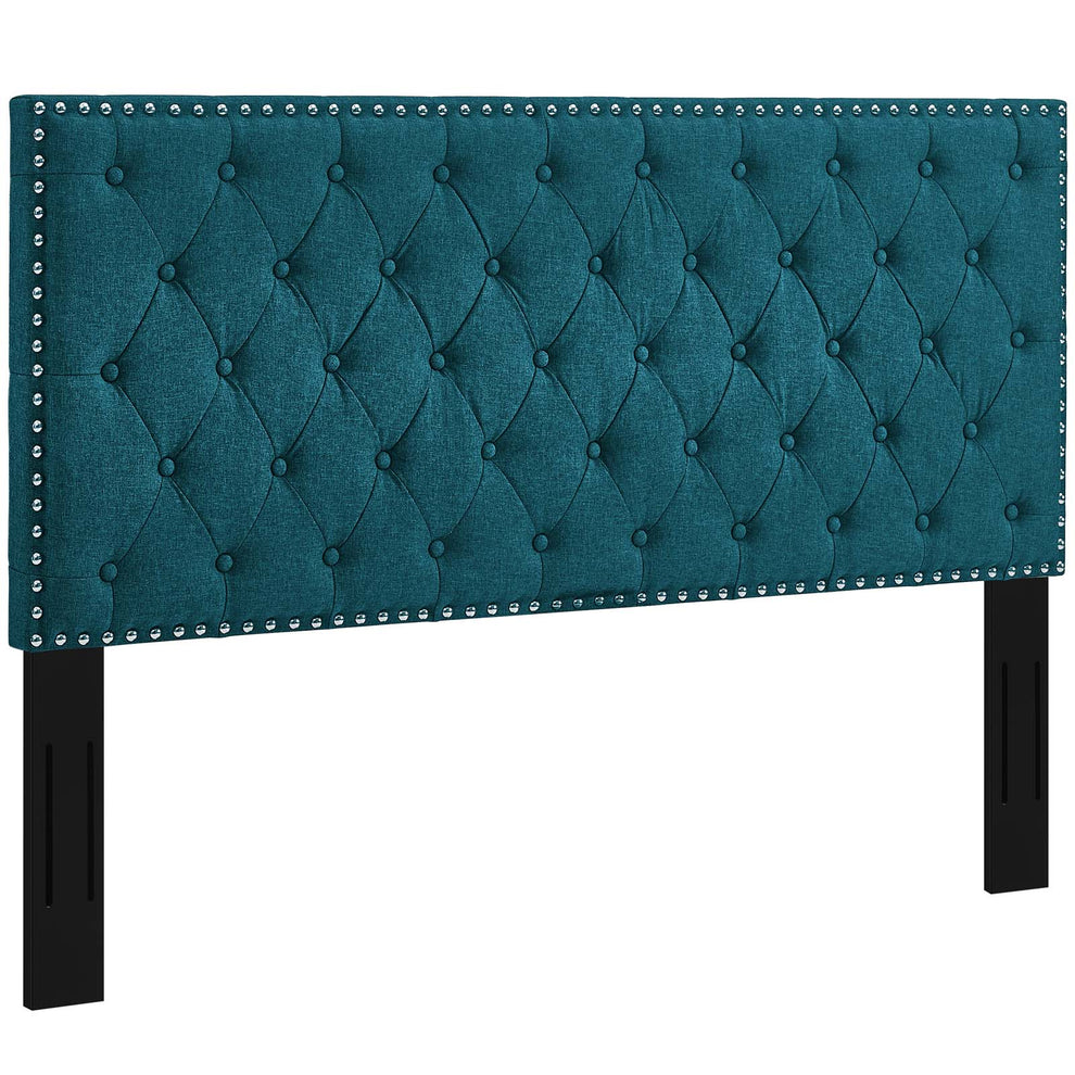 Modway Helena Tufted King and California King Upholstered Linen Fabric Headboard - MOD-5861 | Headboards | Modishstore - 7