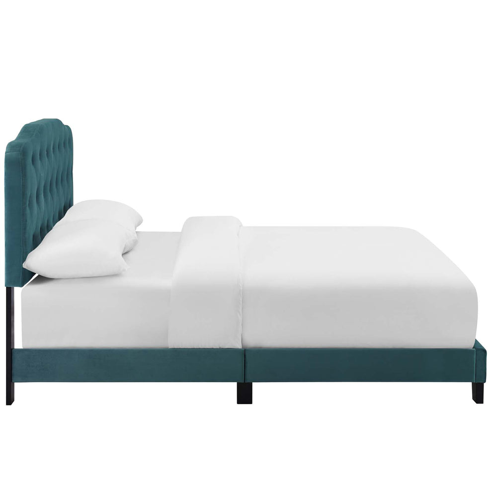 Modway Amelia Queen Performance Velvet Bed - MOD-5864 | Beds | Modishstore - 6