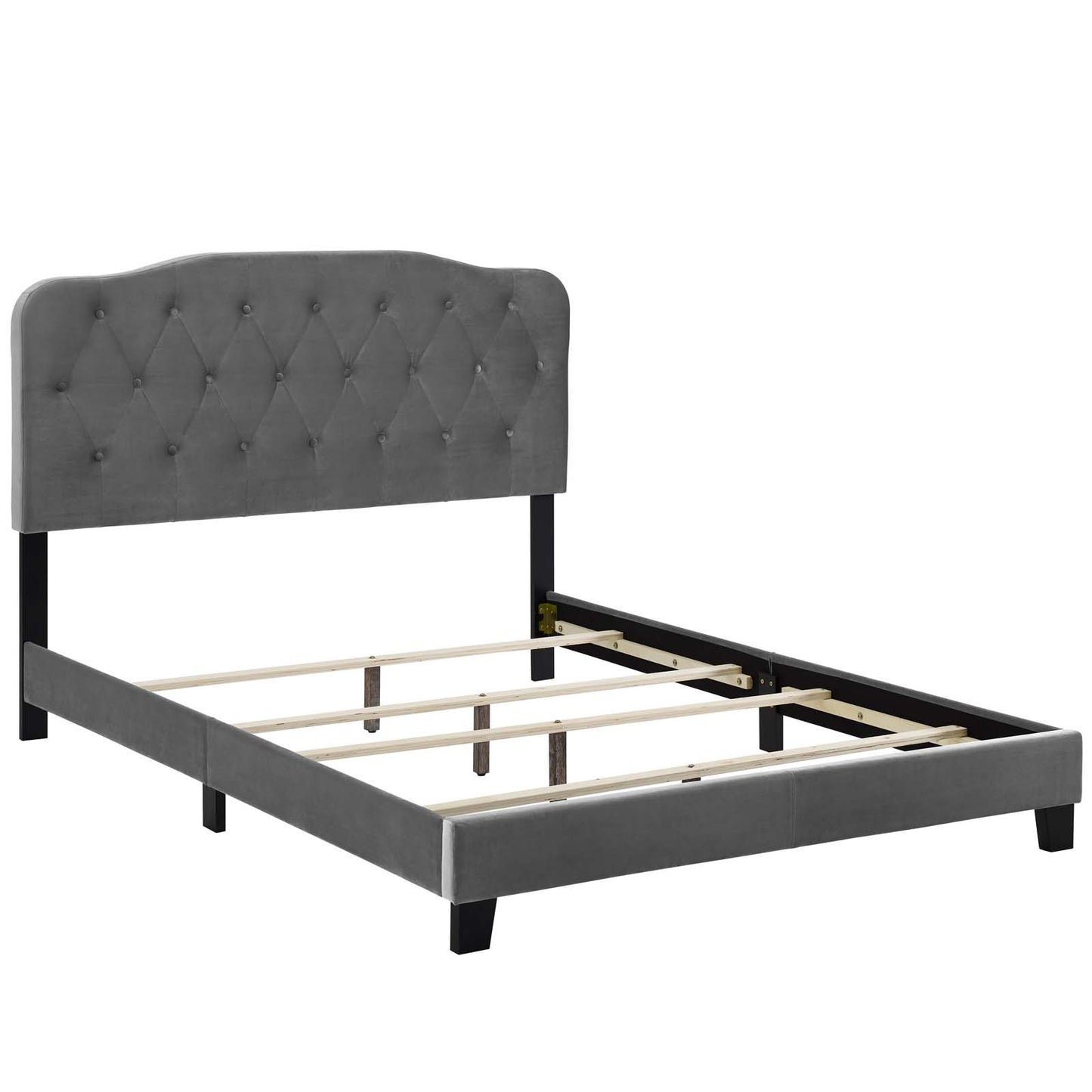 Amelia King Performance Velvet Bed By Modway - MOD-5865 | Beds | Modishstore - 3