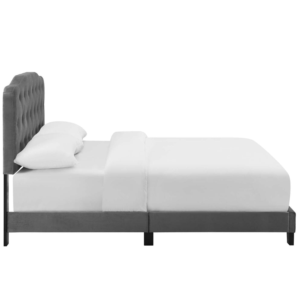 Amelia King Performance Velvet Bed By Modway - MOD-5865 | Beds | Modishstore - 4
