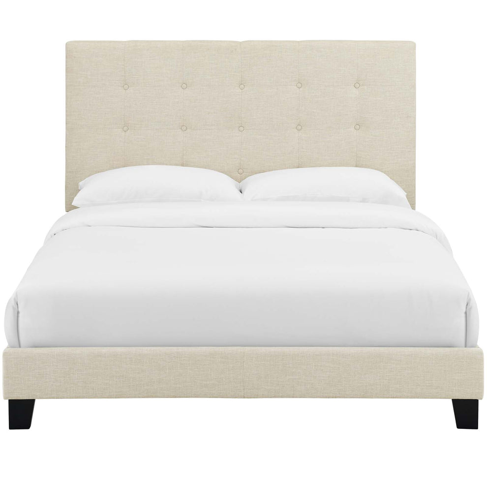 Modway Melanie Twin Tufted Button Upholstered Fabric Platform Bed - MOD-5877 | Beds | Modishstore - 8