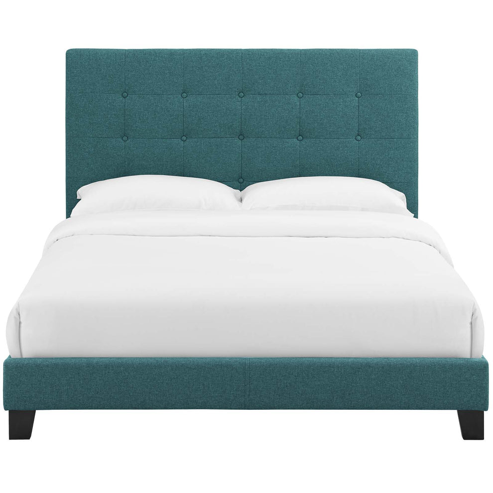 Modway Melanie Twin Tufted Button Upholstered Fabric Platform Bed - MOD-5877 | Beds | Modishstore - 16