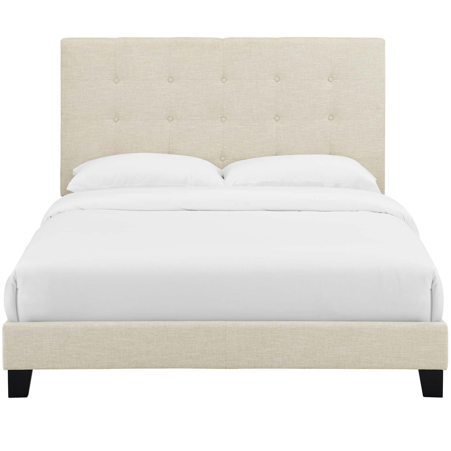 Modway Melanie Full Tufted Button Upholstered Fabric Platform Bed - MOD-5878 | Beds | Modishstore - 2