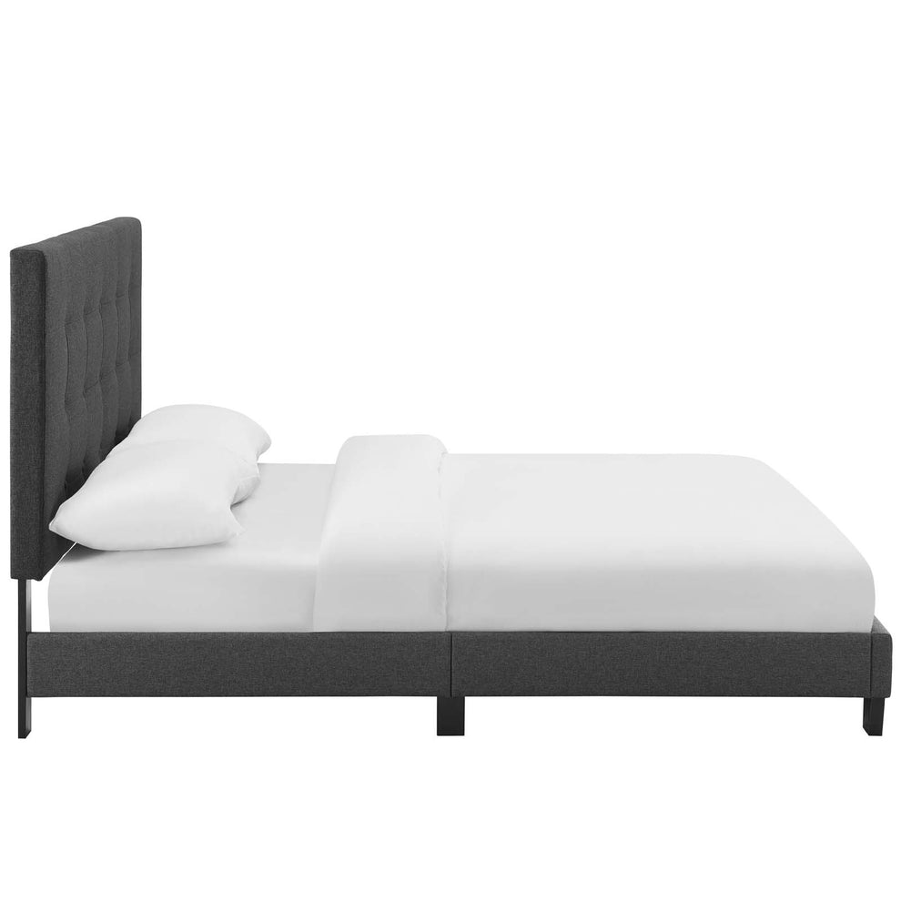Modway Melanie Full Tufted Button Upholstered Fabric Platform Bed - MOD-5878 | Beds | Modishstore - 9