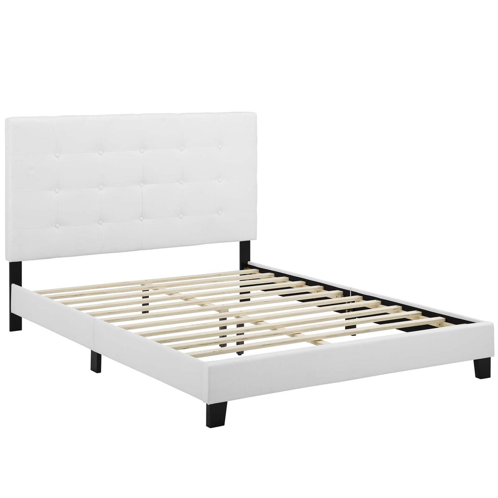 Modway Melanie Queen Tufted Button Upholstered Fabric Platform Bed - MOD-5879 | Beds | Modishstore - 17