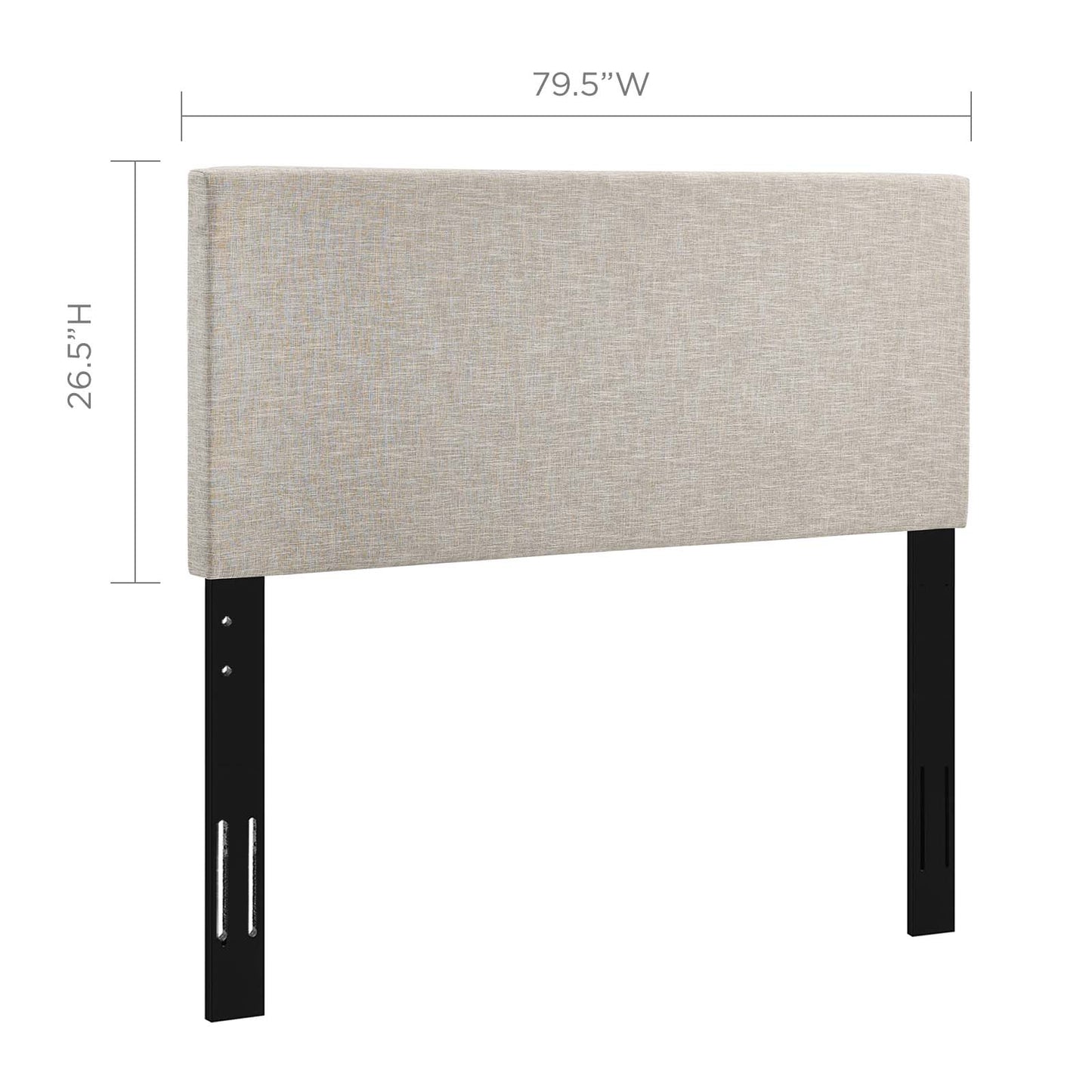Taylor King and California King Upholstered Linen Fabric Headboard By Modway - MOD-5883 | Headboards | Modishstore - 4