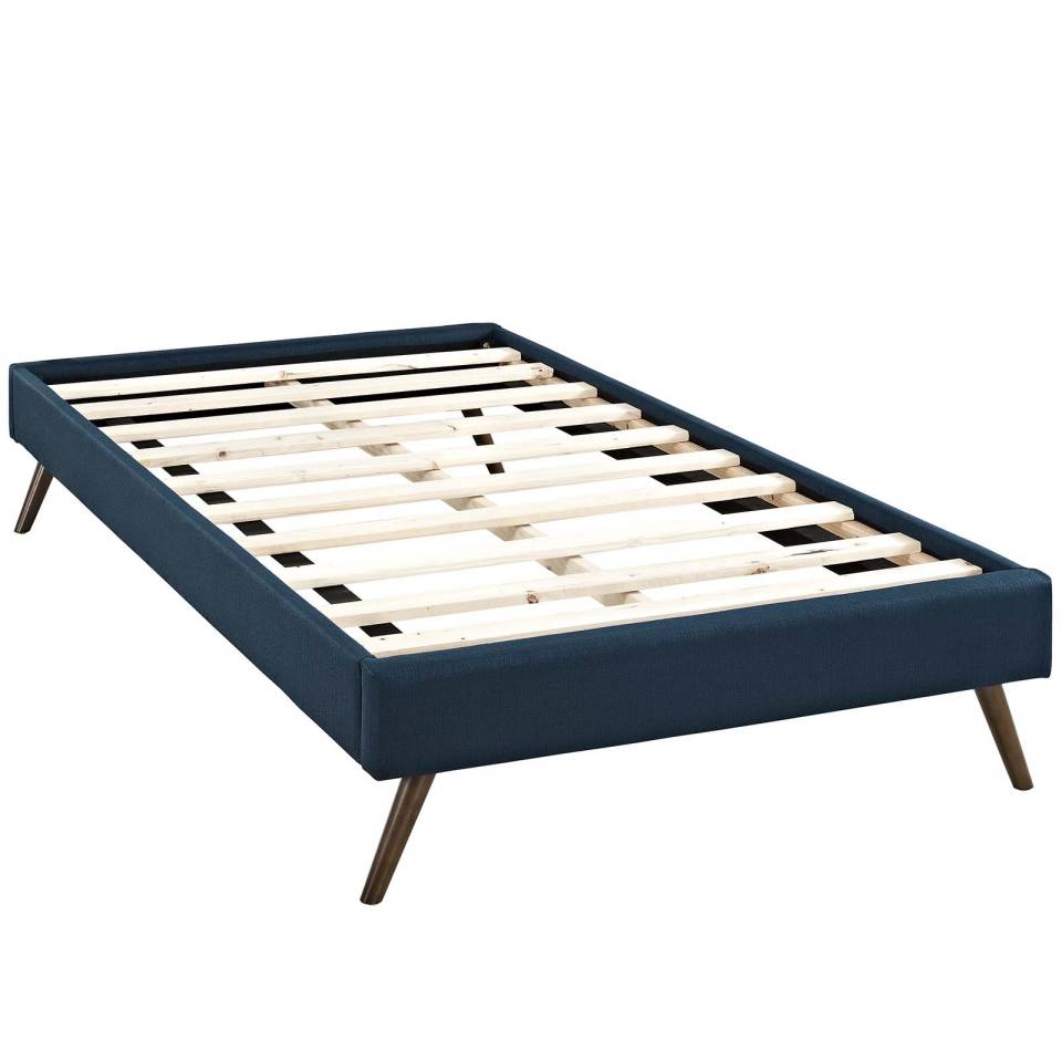 Modway Loryn Twin Fabric Bed Frame with Round Splayed Legs - MOD-5887 | Beds | Modishstore - 5
