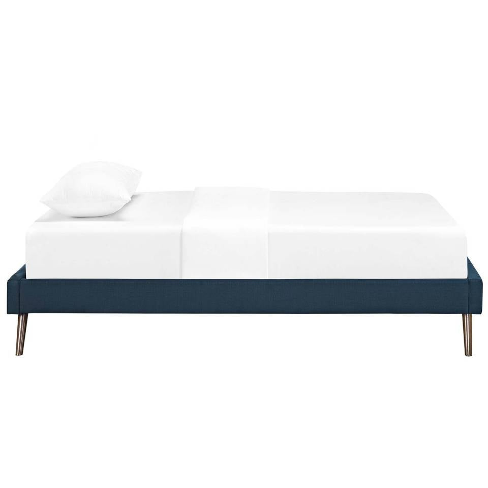 Modway Loryn Twin Fabric Bed Frame with Round Splayed Legs - MOD-5887 | Beds | Modishstore - 4