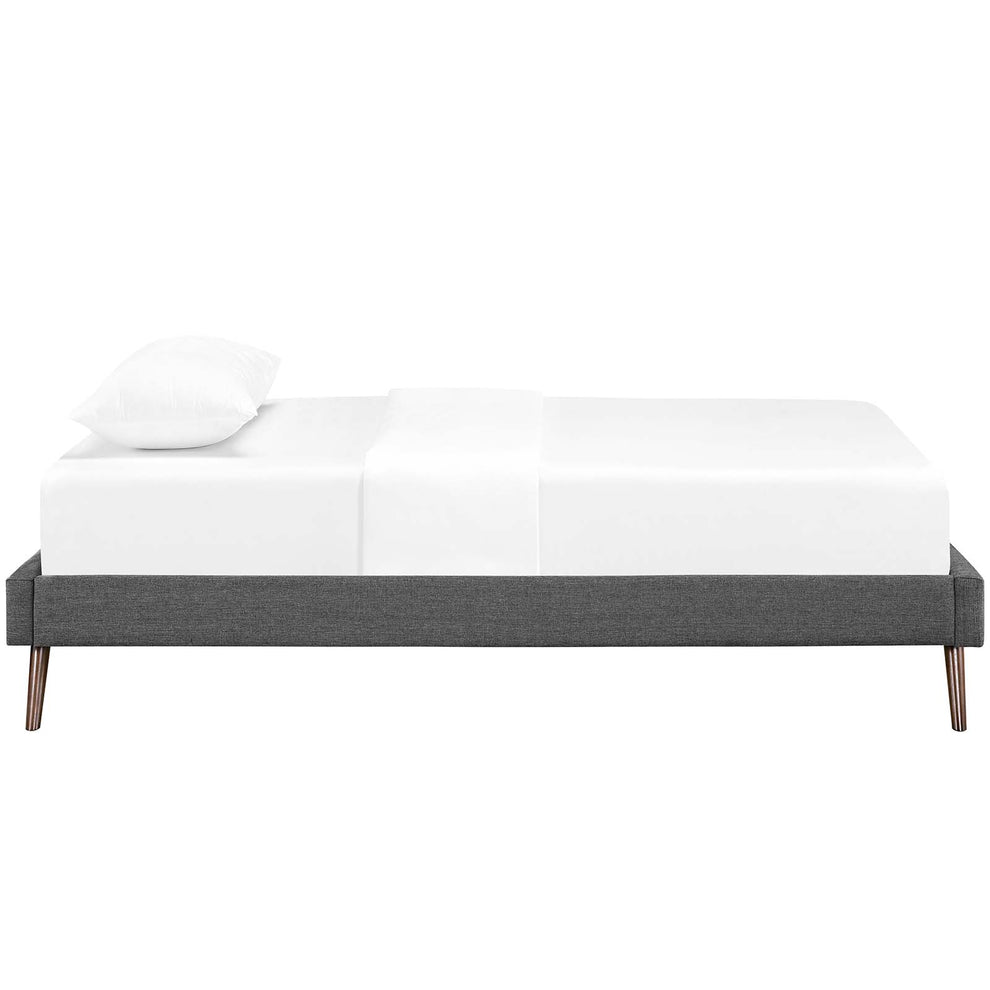 Modway Loryn Twin Fabric Bed Frame with Round Splayed Legs - MOD-5887 | Beds | Modishstore - 8