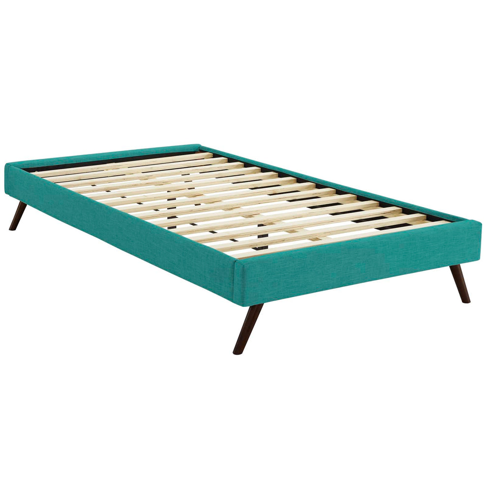 Modway Loryn Twin Fabric Bed Frame with Round Splayed Legs - MOD-5887 | Beds | Modishstore - 11