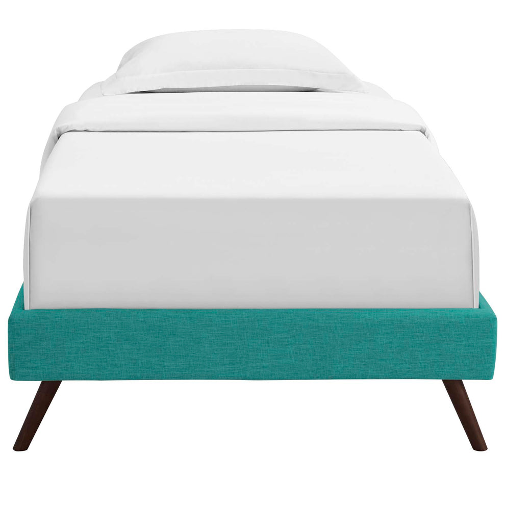 Modway Loryn Twin Fabric Bed Frame with Round Splayed Legs - MOD-5887 | Beds | Modishstore - 13