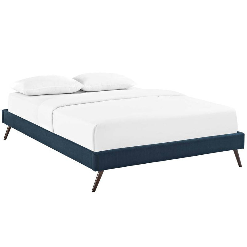 Modway Loryn Full Fabric Bed Frame with Round Splayed Legs | Beds | Modishstore-3