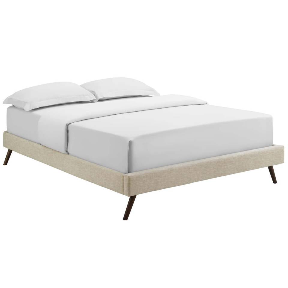 Modway Loryn Full Fabric Bed Frame with Round Splayed Legs | Beds | Modishstore-6