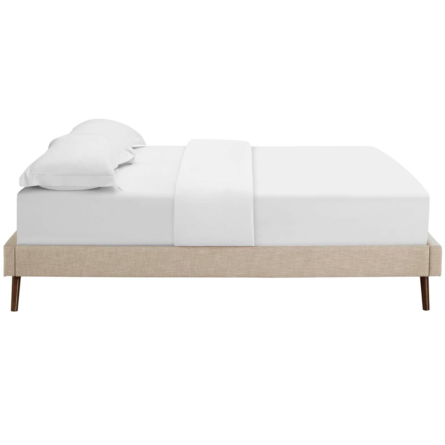 Modway Loryn Full Fabric Bed Frame with Round Splayed Legs | Beds | Modishstore-8