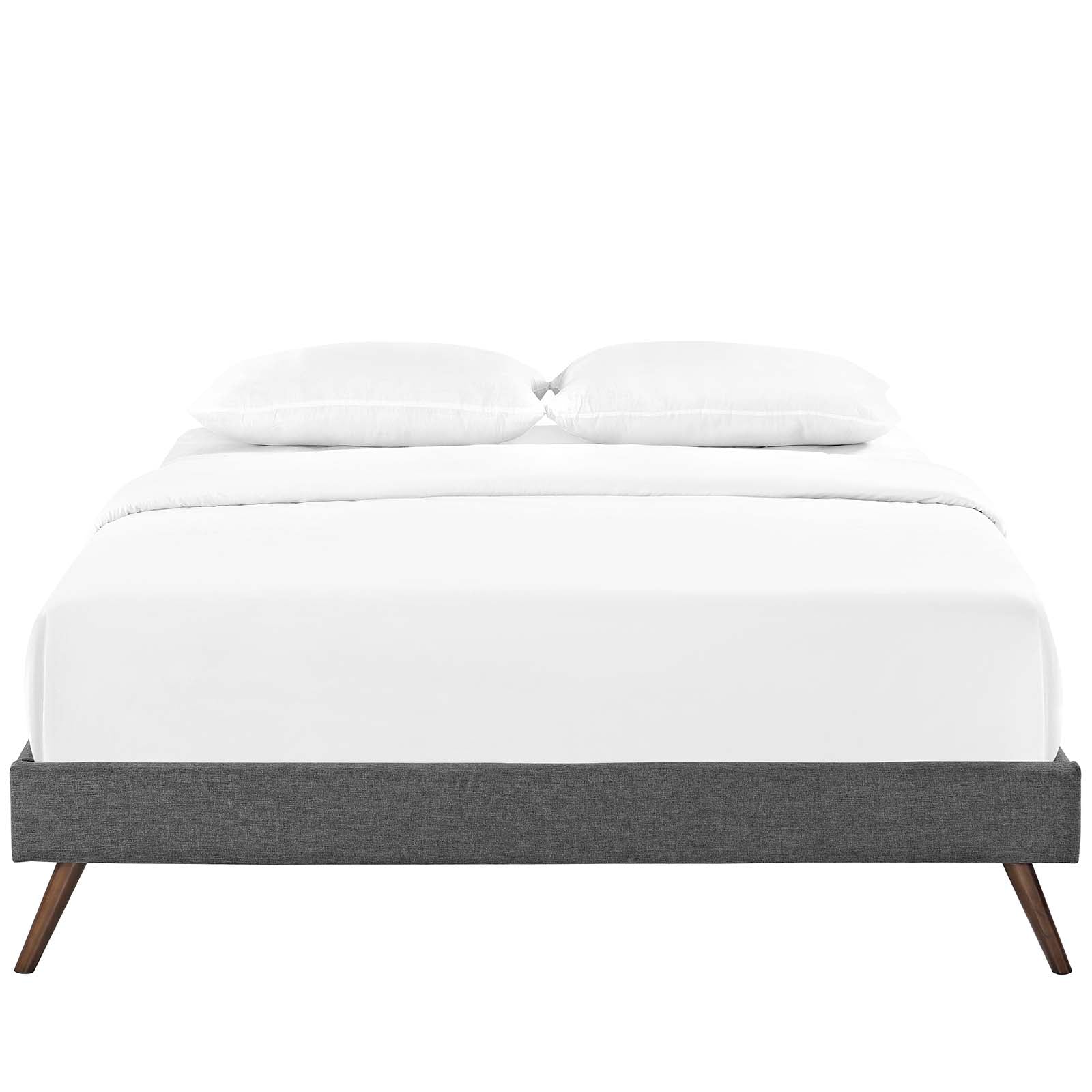 Modway Loryn Full Fabric Bed Frame with Round Splayed Legs | Beds | Modishstore-13