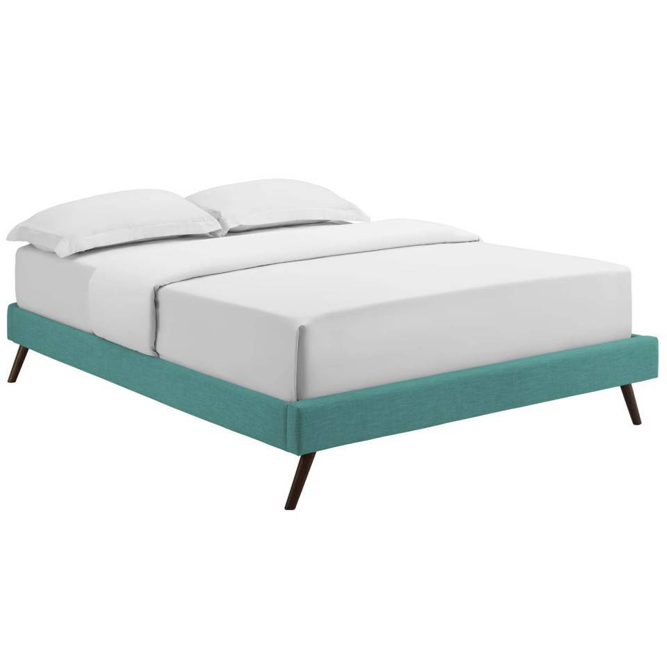 Modway Loryn Full Fabric Bed Frame with Round Splayed Legs | Beds | Modishstore-14