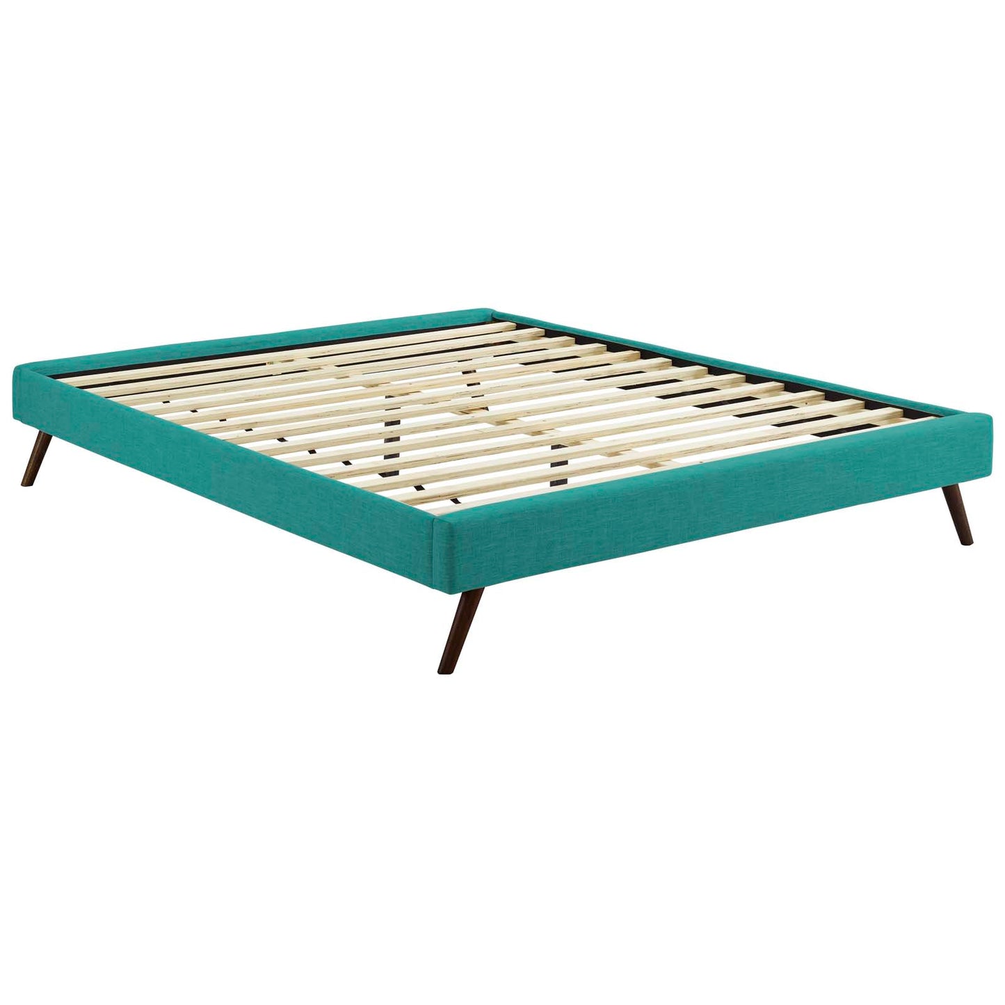 Modway Loryn Full Fabric Bed Frame with Round Splayed Legs | Beds | Modishstore-15
