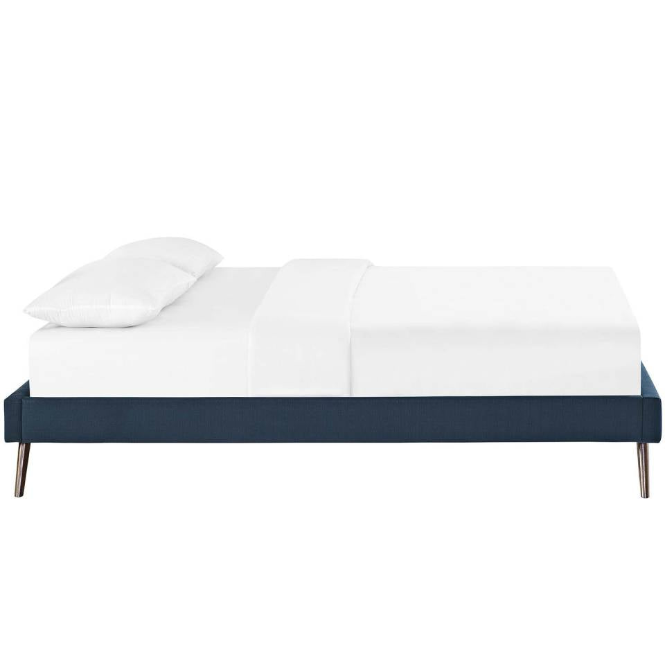 Modway Loryn Queen Fabric Bed Frame with Round Splayed Legs - MOD-5891 | Beds | Modishstore - 4