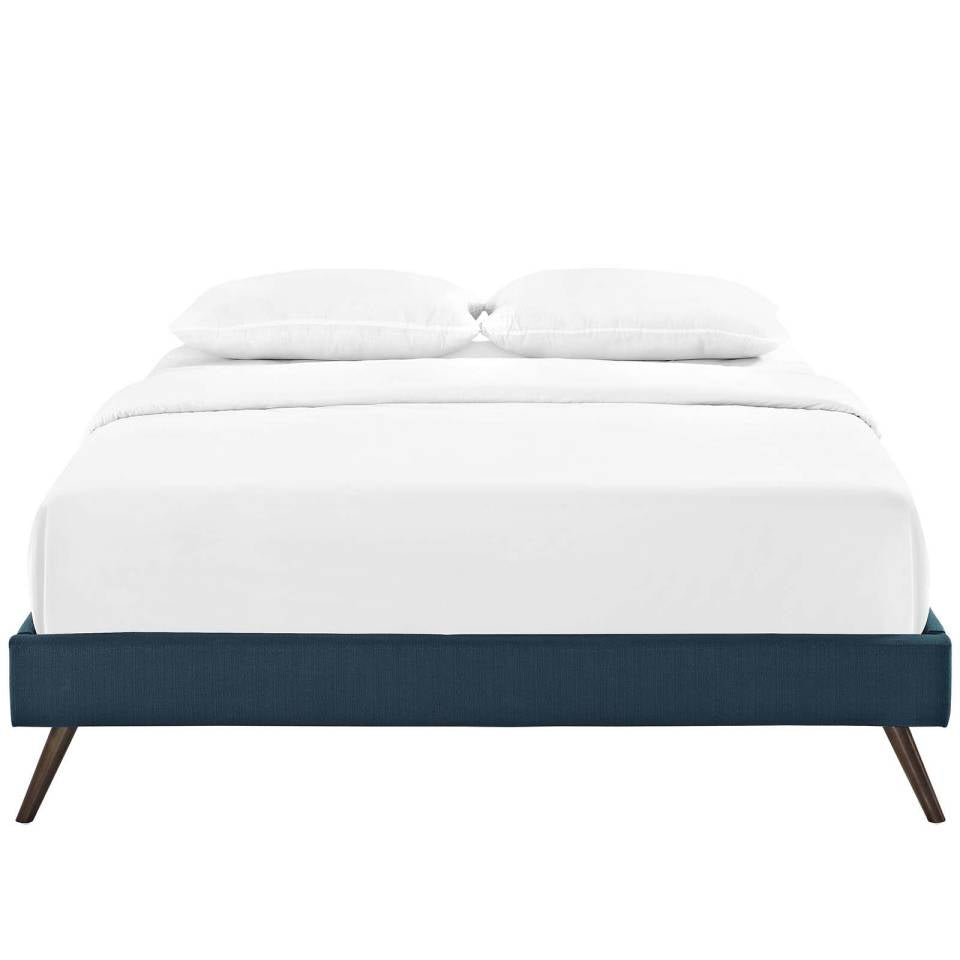 Modway Loryn Queen Fabric Bed Frame with Round Splayed Legs - MOD-5891 | Beds | Modishstore - 5