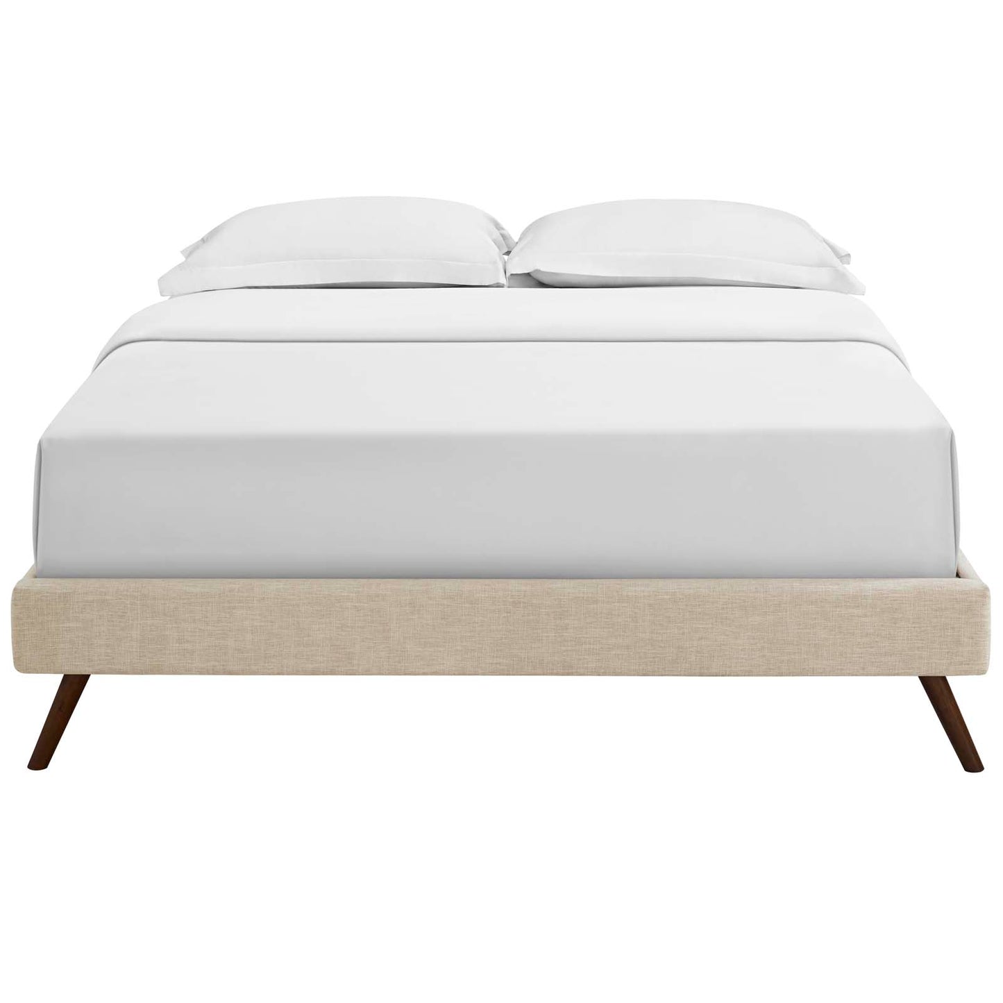 Modway Loryn Queen Fabric Bed Frame with Round Splayed Legs | Beds | Modishstore-9