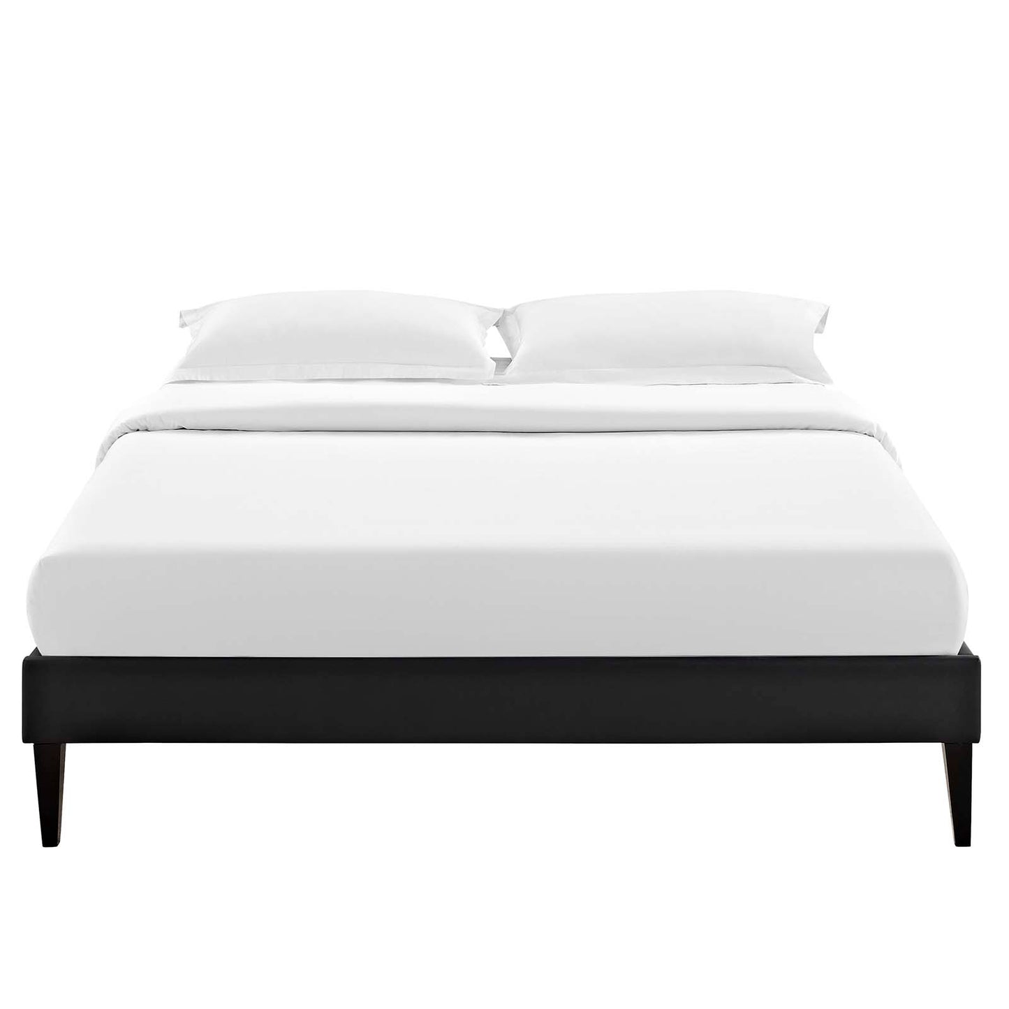 Modway Tessie Full Vinyl Bed Frame with Squared Tapered Legs | Beds | Modishstore-2