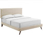 Amaris Queen Fabric Platform Bed with Round Splayed Legs By Modway - MOD-5904 | Beds | Modishstore - 2