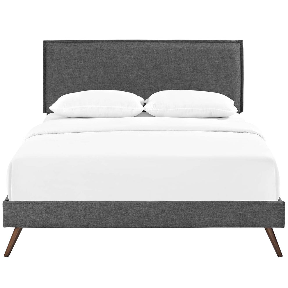Amaris Queen Fabric Platform Bed with Round Splayed Legs By Modway - MOD-5904 | Beds | Modishstore - 11