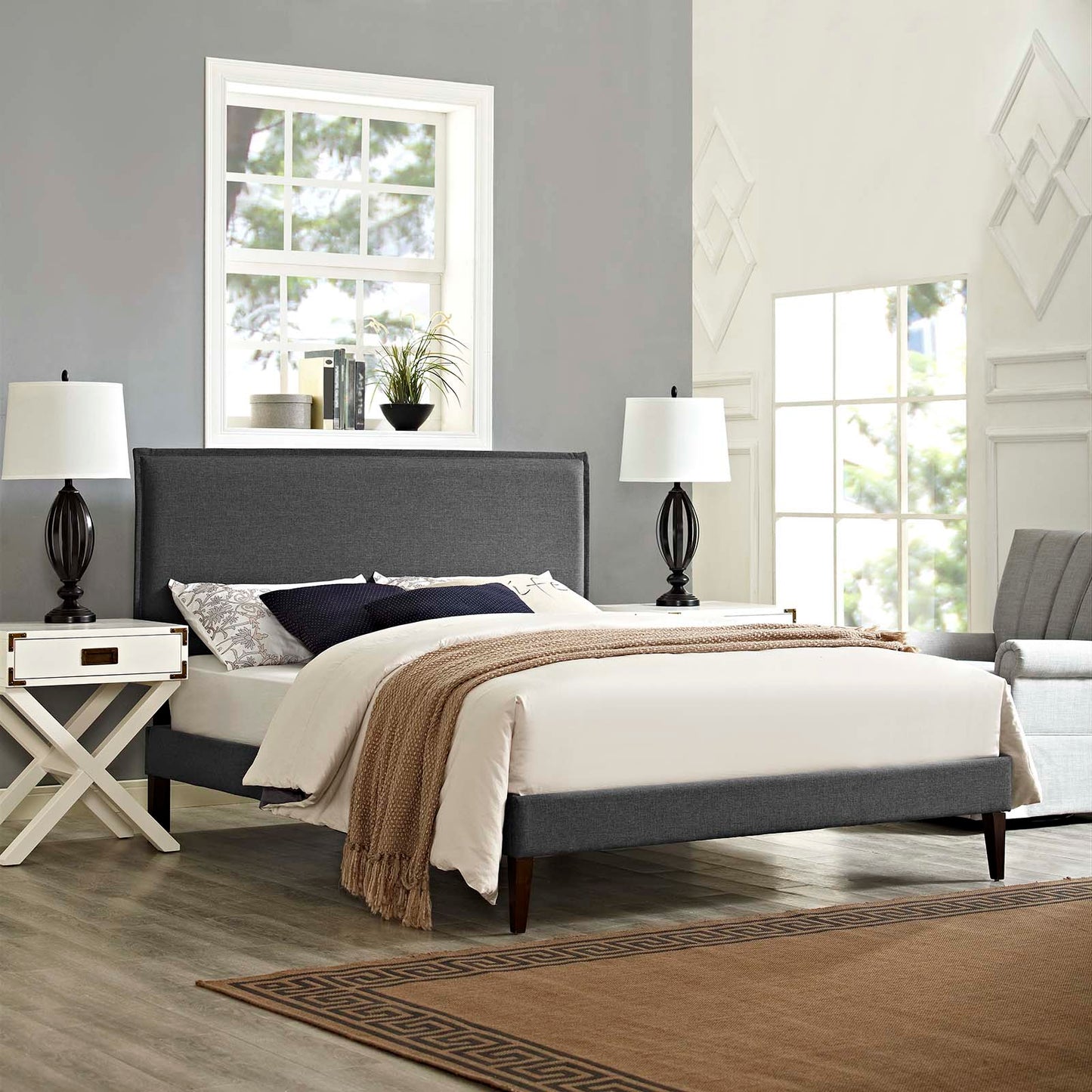 Modway Amaris Full Fabric Platform Bed | Beds | Modishstore